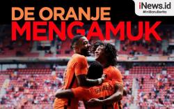 Infografis Belanda Ngamuk saat Jumpa Georgia