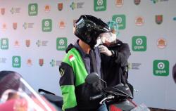 Ribuan Ojol dan Pekerja Transportasi di Kota Semarang Ikuti Vaksinasi Covid-19