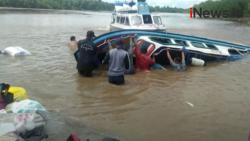 Video Kapal Cepat Terbalik di Perairan Nunukan Diduga Tersedot Pusaran Air, 5 Orang Tewas