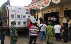 Logistik PSU Pilgub Kalsel Mulai Didistribusikan ke Kecamatan