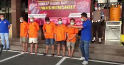 Video Polres Jaksel Tangkap 5 Pengedar Ganja, Barang Bukti 12 Kg