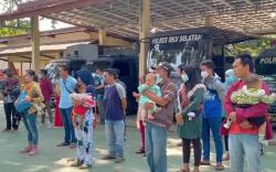 Polres OKU Selatan Berangkatkan 18 Warga untuk Operasi Bibir Sumbing <