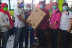 Dapat Bantuan dari Partai Perindo, Begini Respons Korban Kebakaran di Tanjab Timur