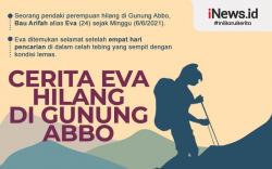 Infografis Cerita Eva, Pendaki Perempuan Hilang di Gunung Abbo