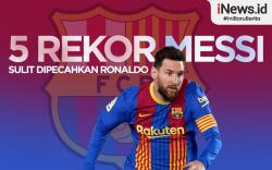 Infografis 5 Rekor Messi yang Sulit Dipecahkan Ronaldo