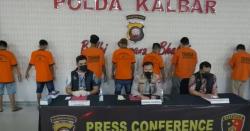 8 Preman Pemalak Pengemudi Speedboat di Pelabuhan Pontianak Ditangkap