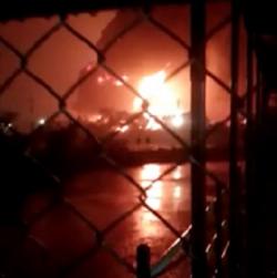Kebakaran Melanda Kilang Pertamina di Cilacap 