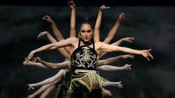 Cinta Laura Tampil Energik pada Konser Opening Euro 2020