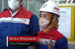 Dirut Pertamina Datangi Lokasi kebakaran Kilang Cilacap
