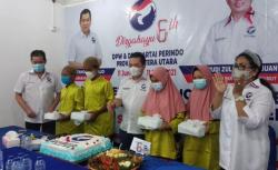 Rayakan HUT Ke-6 Tahun, Perindo Sumut Santuni Anak Yatim<