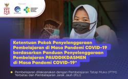 Infografis Ketentuan Pokok Penyelenggaraaan PTM Terbatas di Masa Pandemi<