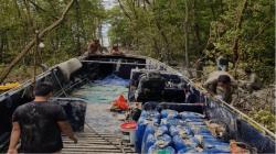 Kapal Hantu Masuk Hutan Bakau Usai Dikejar Ditpolairud Polda Babel Berhasil Dievakuasi