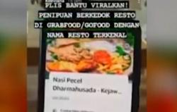 Restoran Fiktif Jaring Pembeli Online di Surabaya 