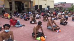 Seratusan Preman di Batu Bara Pelaku Pungli Tak Berkutik Ditangkap Polisi