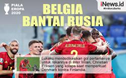 Infografis Belgia Bantai Rusia