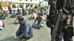 Operasi Besar-besaran, Polrestabes Semarang Tangkap Ratusan Preman Jalanan