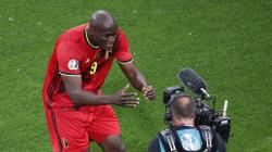 Belgia Bantai Rusia, Romelu Lukaku Selebrasi Gol untuk Christian Eriksen