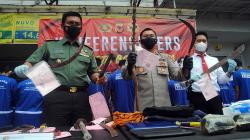 Ini Senjata Tajam Milik 17 Preman yang Digunakan untuk Kekerasan di Kota Bogor
