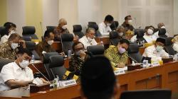 4 Menko Kabinet Indonesia Maju Ikuti Rapat bersama Banggar DPR