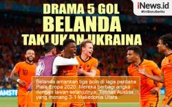 Infografis Drama 5 Gol Belanda Taklukkan Ukraina