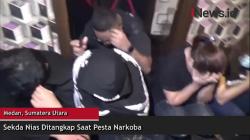 Sekda Nias Ditangkap Saat Pesta Narkoba