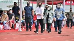 Presiden Jokowi Minta Satgas Gelar Rutin Vaksinasi Massal di Stadion Pakansari