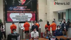 Video Polisi Tangkap 5 Orang Kasus Pinjol Rp Cepat, Peminjam Diteror Foto Vulgar