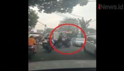 Video Viral Aksi Remaja Corat-coret Truk Boks di Jalan Bekasi Tuai Kecaman