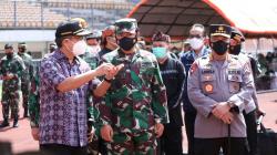 Panglima Tegaskan TNI-Polri Dukung Program Vaksinasi Nasional 1 Juta per Hari <