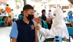 Ratusan Warga Binaan Lapas Singaraja Disuntik Vaksin AstraZeneca