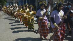 Pesta Panen Raya Warga Desa Sampulungan Jadi Destinasi Wisata Khas Takalar