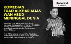 Infografis Wan Abud Meninggal Dunia