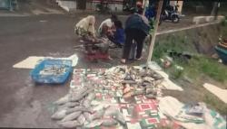 Puluhan Ton Ikan KJA Waduk Darma Kuningan Mati Mendadak<