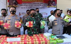 Polres Labuhanbatu Gagalkan Peredaran 60 Kg Sabu dan 2.000 Butir Pil Ekstasi