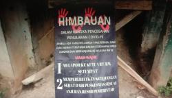  Belasan Warga Soreang Bandung Positif Covid-19, Akses ke Kampung Ditutup Balok Kayu <