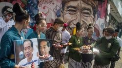 Begini Cara Warga Solo Ucapkan Selamat Ulang Tahun kepada Presiden Jokowi