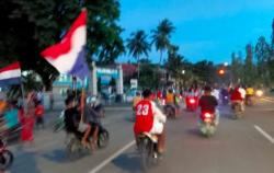 Ugal-Ugalan, Konvoi Pendukung Tim Piala Eropa 2020 di Papua Barat Juga Abaikan Prokes<