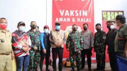 Gubernur Olly Pantau Vaksinasi Covid-19 di Pulau Gangga, Lihaga dan Talise