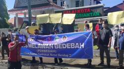 Pembunuhan Wartawan, Massa Demo Minta Polisi Cepat Tangkap Pelaku Penembakan