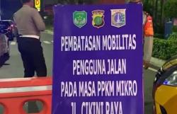 Video Penyekatan Jalan Ibu Kota, 40 Petugas Siaga di Cikini