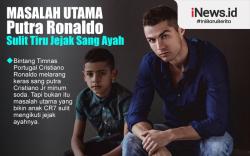 Infografis Masalah Utama Putra Ronaldo Sulit Tiru Jejak Sang Ayah