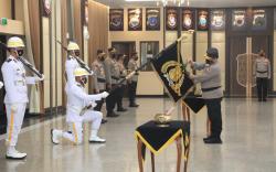Polri Gelar Upacara Cuci Bendera Korps Bhayangkara Jelang HUT 1 Juli, Ini Maknanya