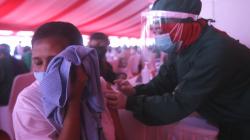 5.000 Orang Divaksin Covid-19 di Lapangan Bhayangkara