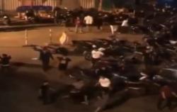 Video Viral Tawuran 2 Kelompok Remaja di Pasar Ilir Palembang <