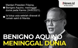 Infografis Mantan Presiden Filipina Benigno Aquino Meninggal Dunia