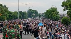 Penampakan Flyover Pondok Kopi Dipenuhi Simpatisan Habib Rizieq Shihab