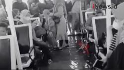 Video Kapal Aceh Hebat II Kebanjiran akibat Atap Bocor, Penumpang Panik