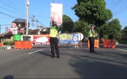 Gerakan di Rumah Saja, Akses Jalan hingga Pasar Tradisional di Boyolali Ditutup 
