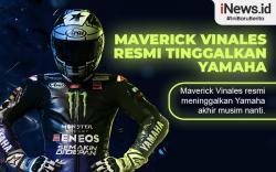 Infografis Maverick Vinales Resmi Tinggalkan Yamaha