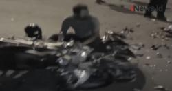 Video Dua Motor Terlibat Tabrakan Adu Banteng di Jalan Protokol Tuban